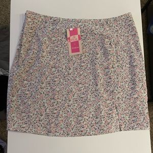 Shein mini skirt with buttons down side